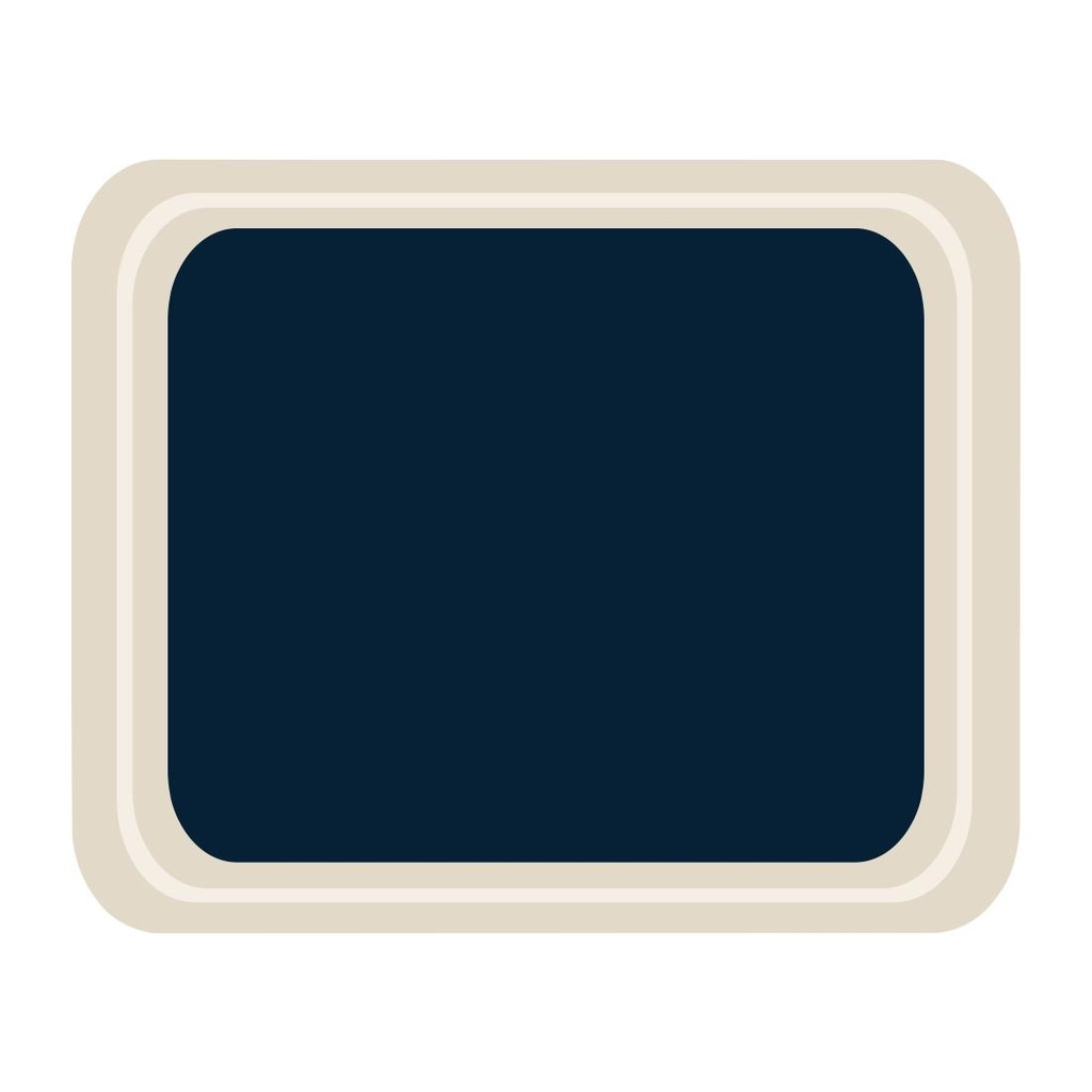 Roltex Original dienblad blauw 32,5 x 26,5cm