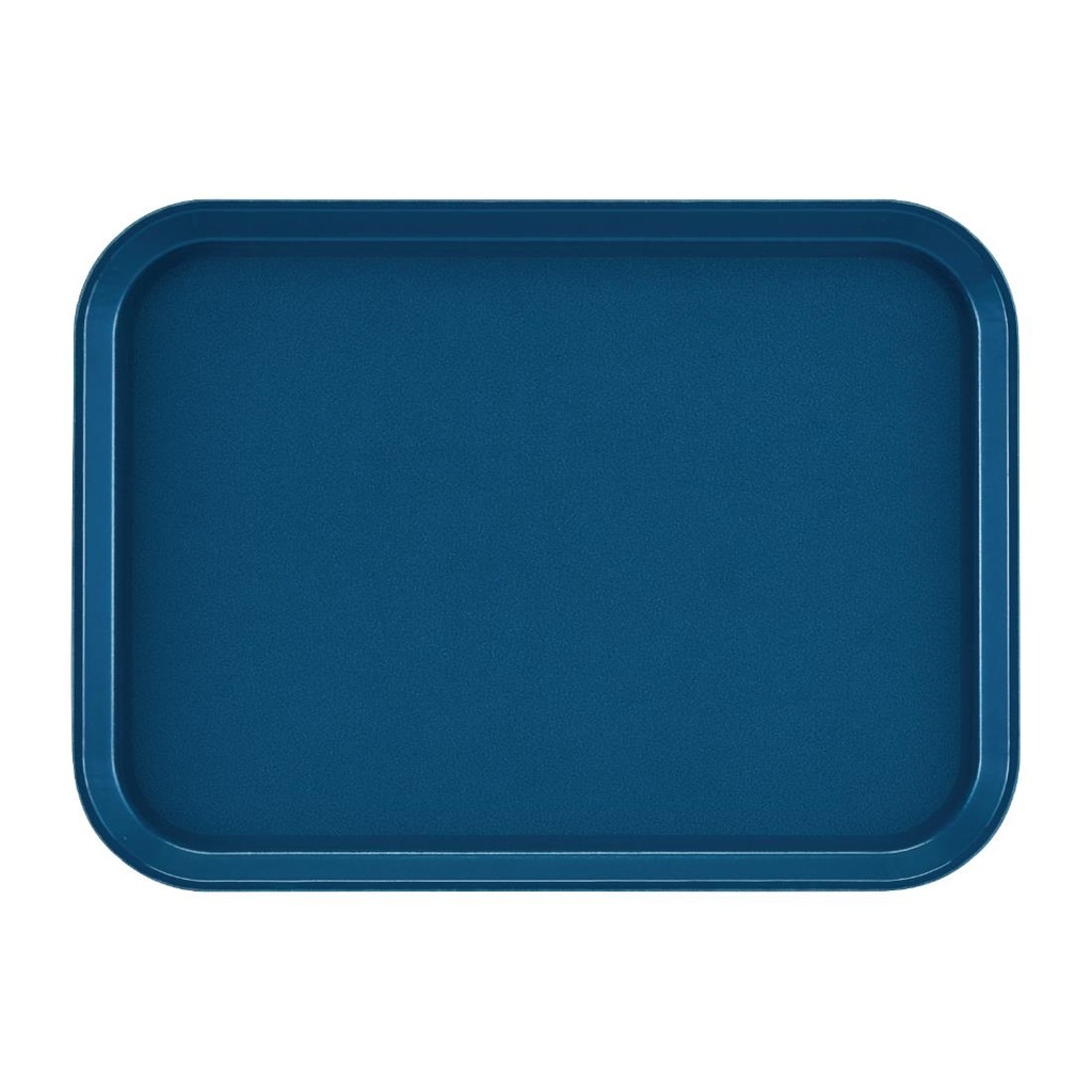 Cambro epictread glasvezel rechthoekig antislip dienblad blauw 350mm