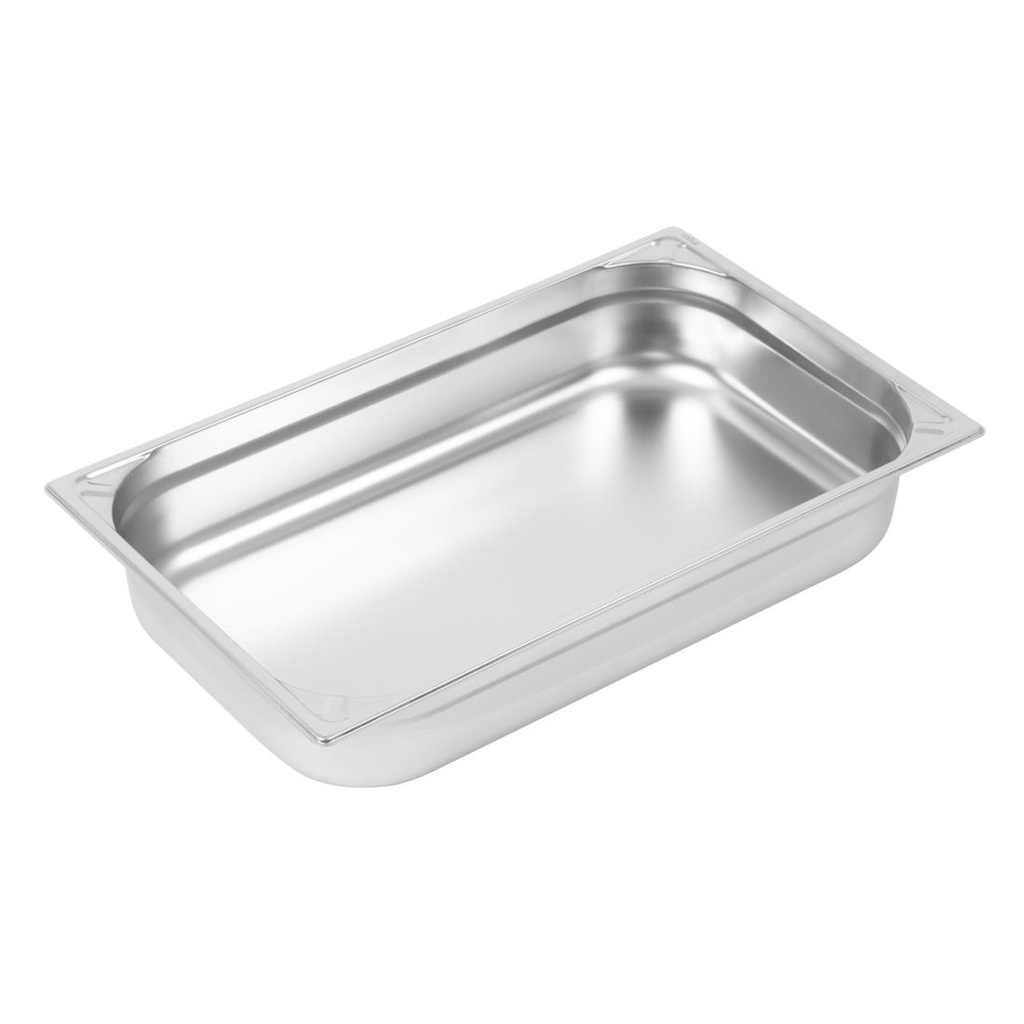 Vogue heavy-duty RVS GN 1/1 bak 100mm