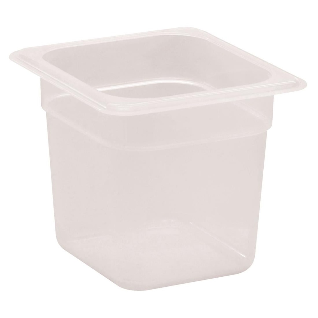 Cambro polypropyleen 1/6 gastronorm voedselbak 150mm
