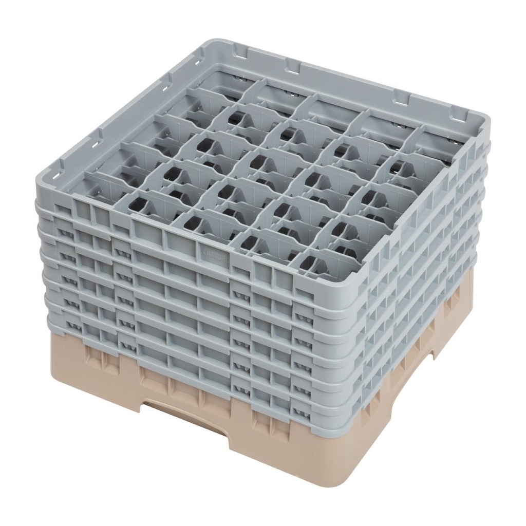 Cambro Camrack vaatwaskorf met 25 compartimenten max. glashoogte 29,8cm