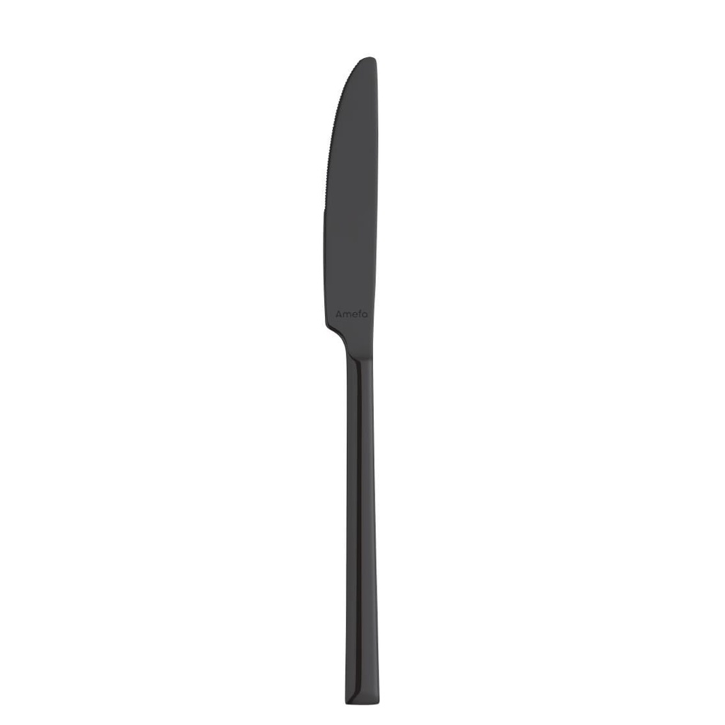 Amefa Metropole tafelmes zwart (12 Stuks)