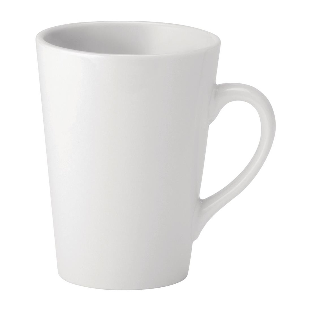 Utopia Puur Witte Latte-Mokken 250ml (Pak Van 24)