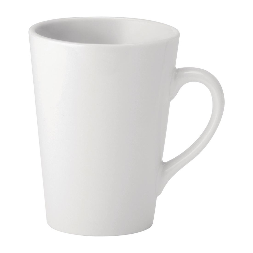 Utopia Puur Witte Latte-Mokken 340ml (24 Stuks)