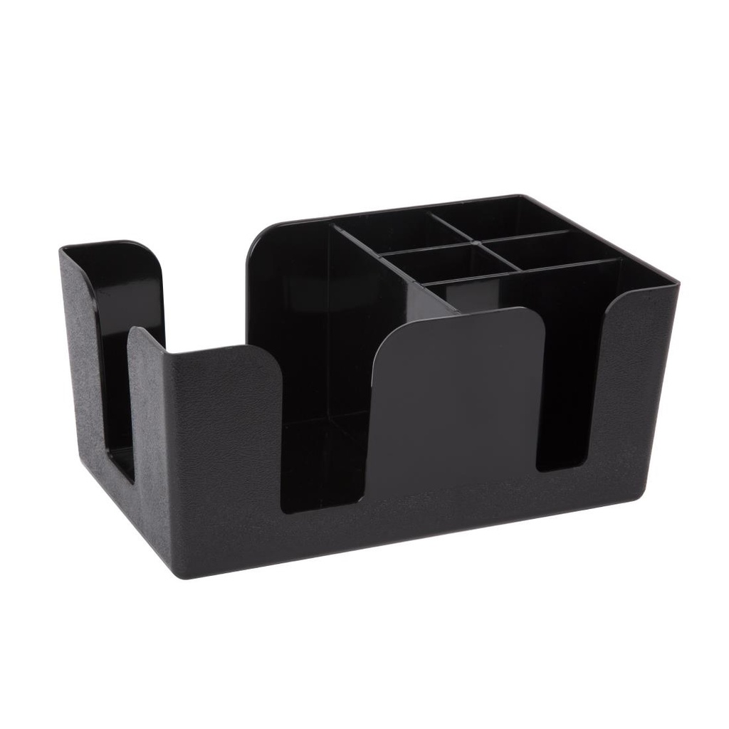 Olympia kristallon plastic bar caddy zwart