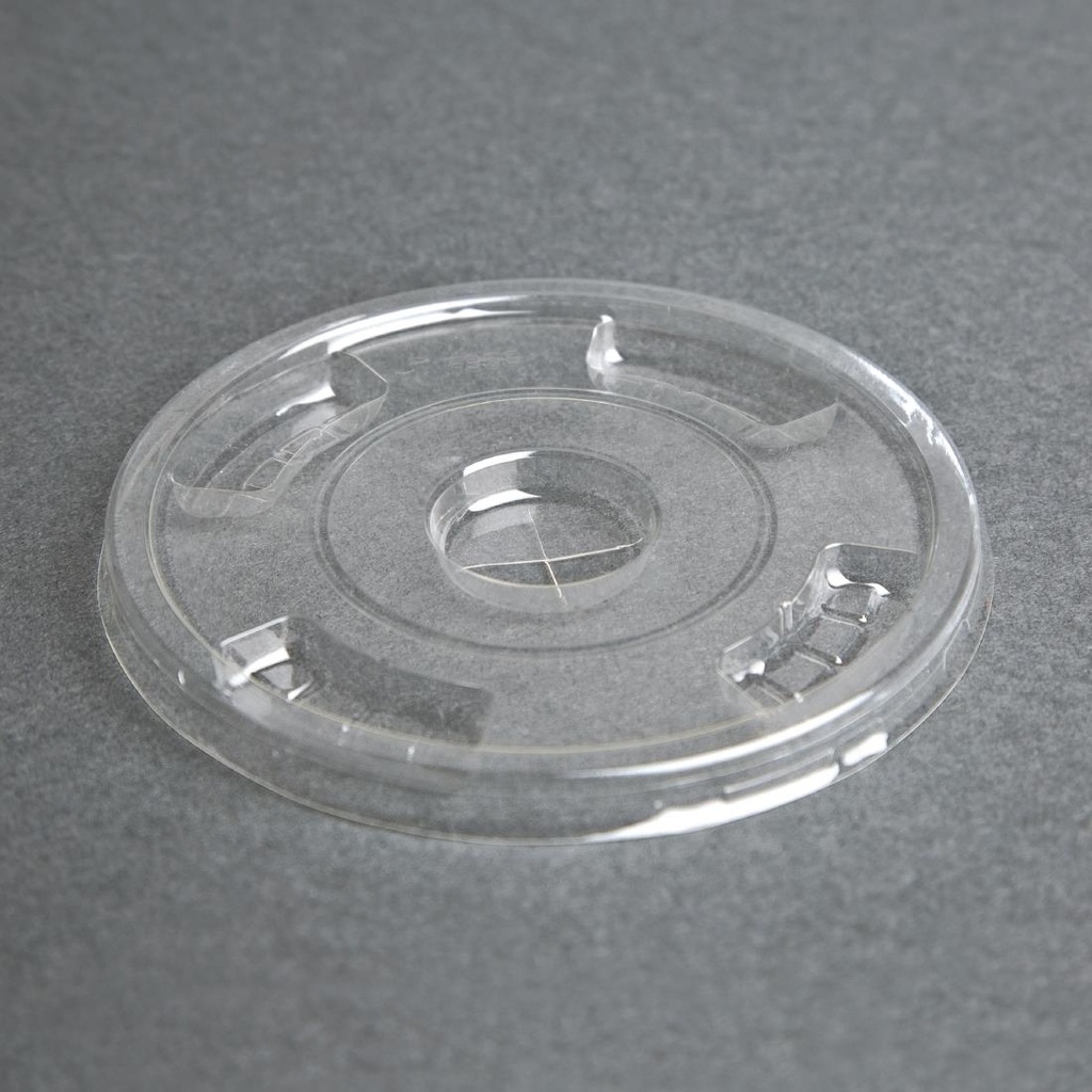 Fiesta Compostable platte deksels voor composteerbare PLA frisdrankbekers (1000 stuks)