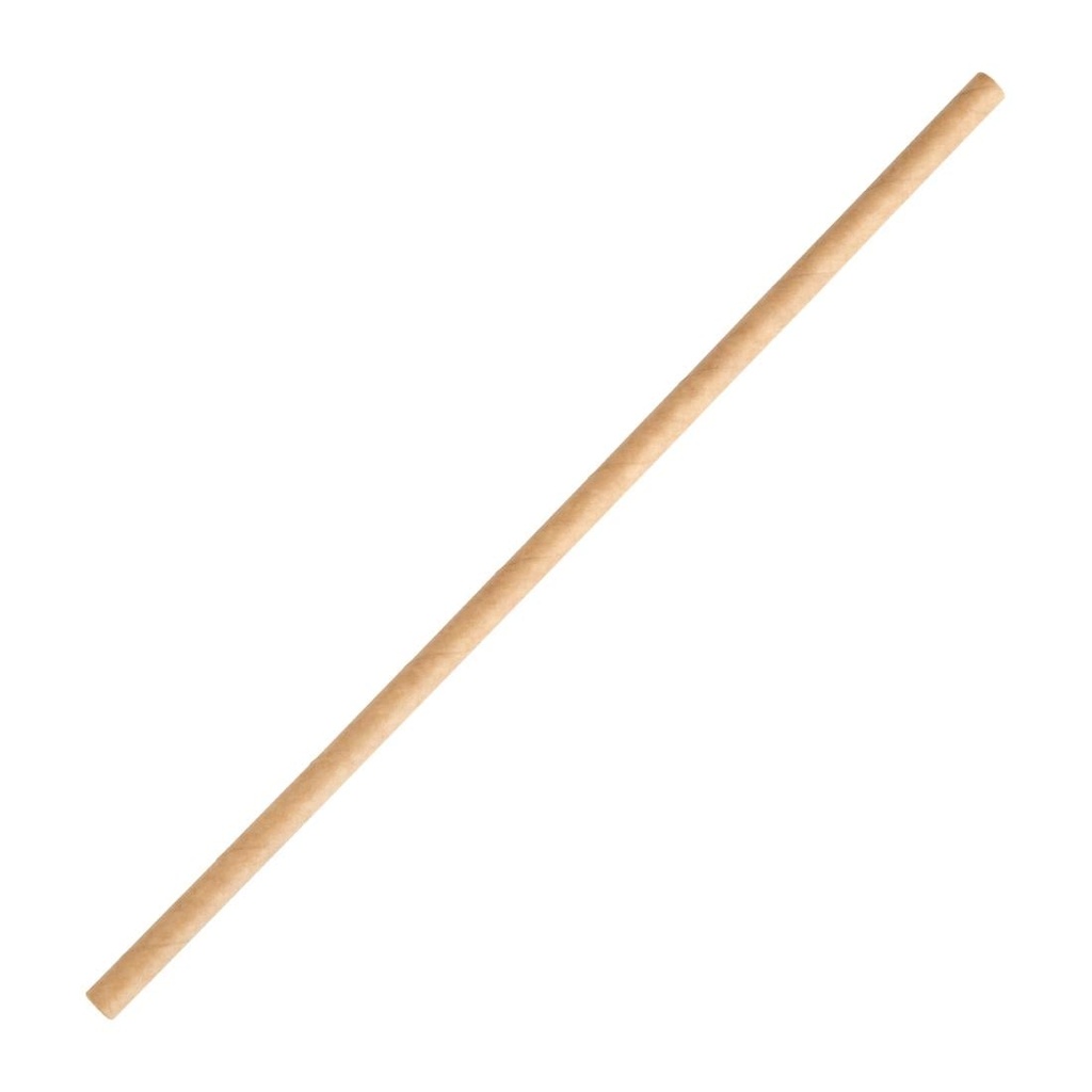 Fiesta Compostable papieren rietjes kraft (250 stuks)