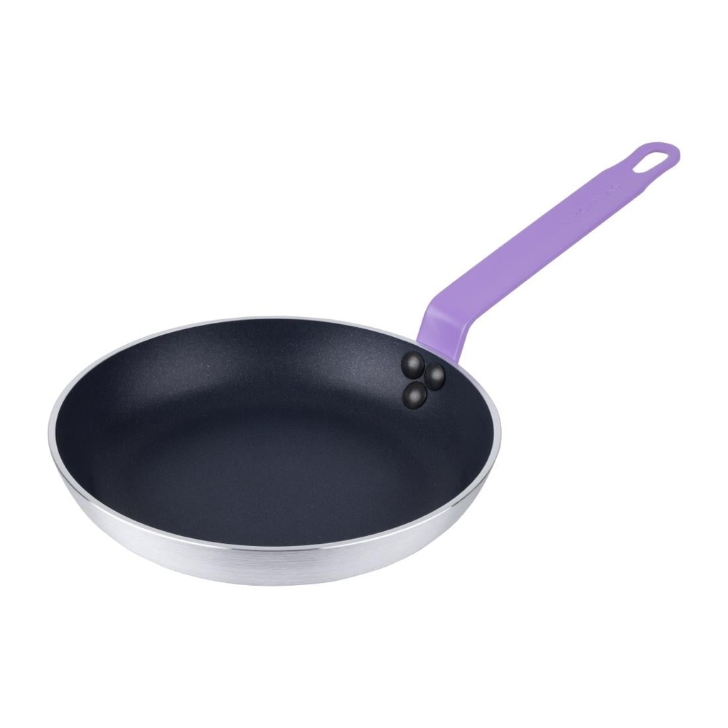 Hygiplas Teflon Platinum Plus anti-aanbak koekenpan 240mm groen paars