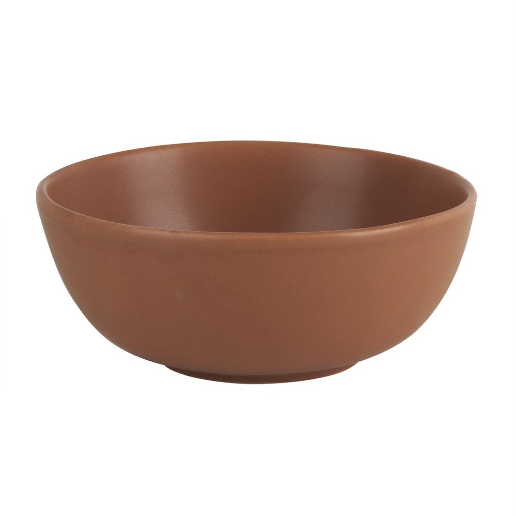 Olympia Build A Bowl diepe kom cantaloupe 15x7cm (6 stuks)