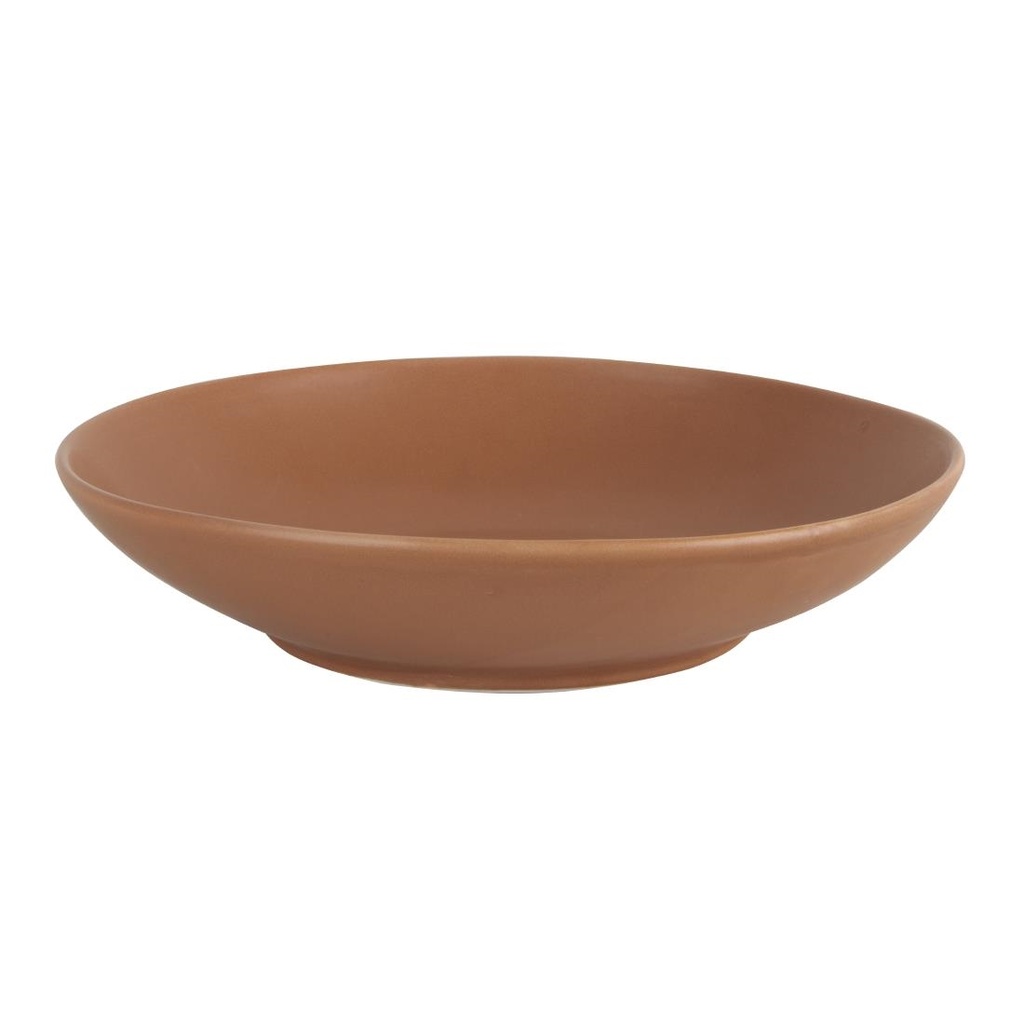 Olympia Build A Bowl platte kom cantaloupe 25x4,5cm (4 stuks)