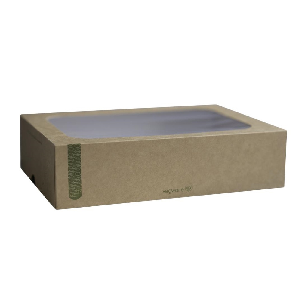 Vegware composteerbare sandwichboxen met deksel medium (50 stuks)