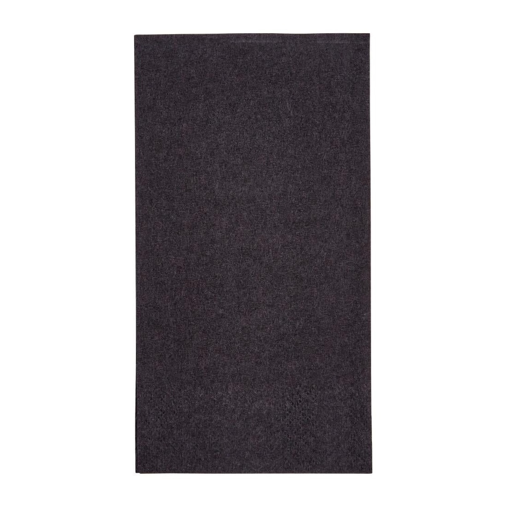 Fiesta Recyclable lunchservetten 1/8 vouw zwart 330mm (2000 stuks)