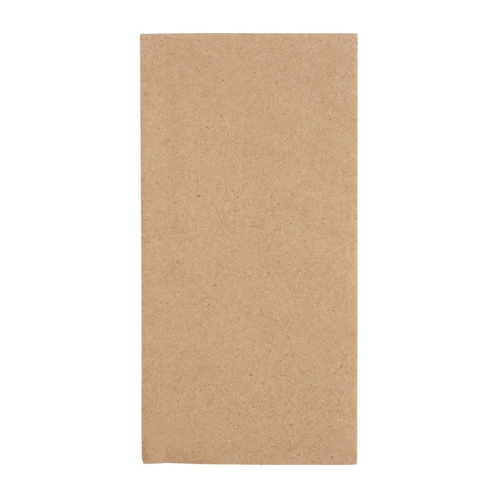 Fiesta Recyclable dinerservetten 1/8 vouw gerecycled kraft 400mm (2000 stuks)