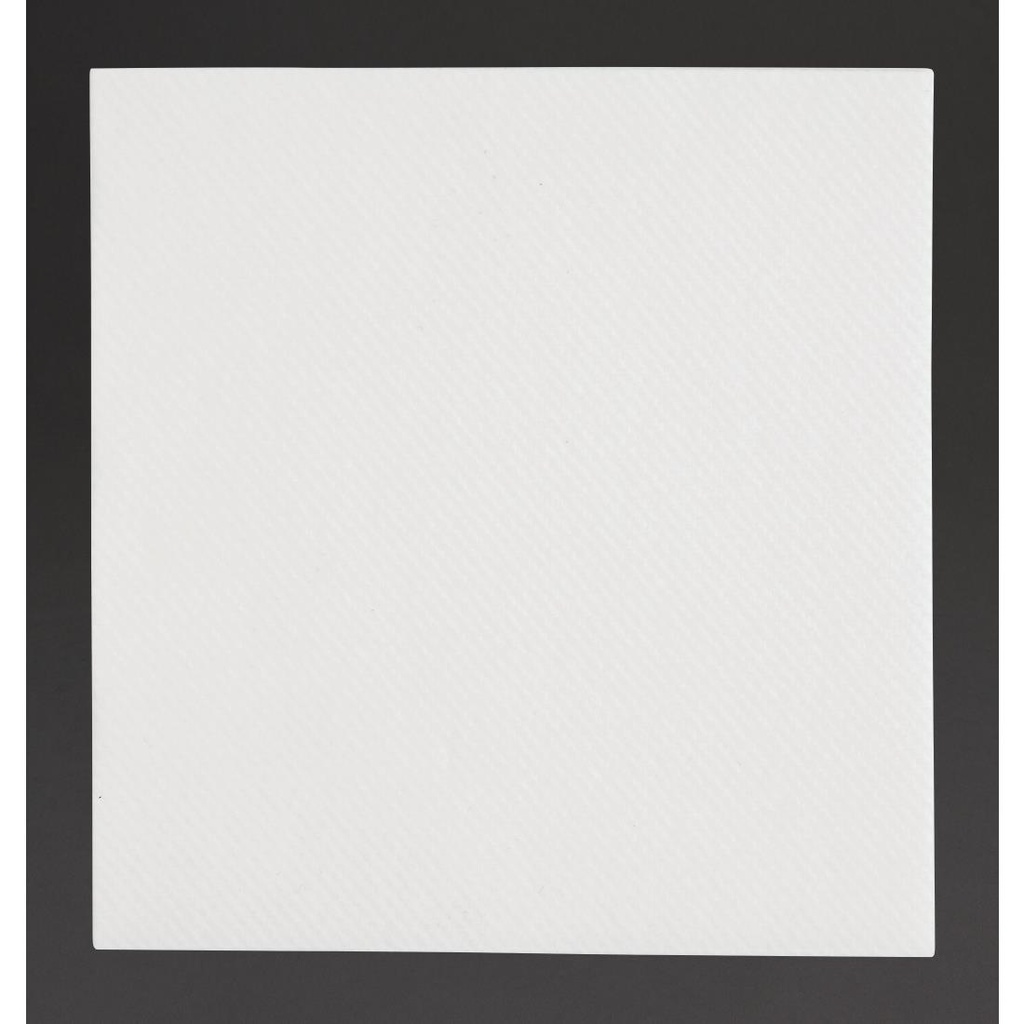 Fiesta Recyclebaar Premium Tablin Cocktailservet Wit 24x24cm Airlaid 1/4 Fold (2400 stuks)