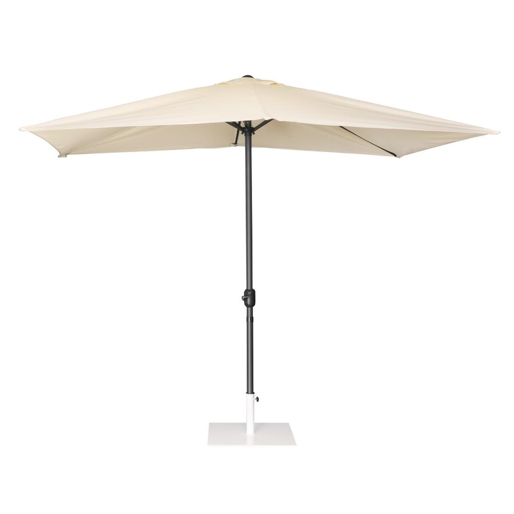 Bolero Sevilla Vierkante Parasol 2X3M Crème
