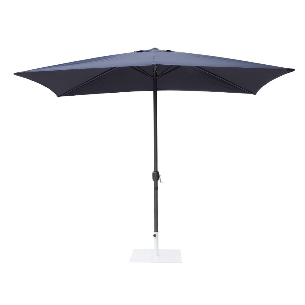 Bolero Sevilla Vierkante Parasol 2X3M Marineblauw