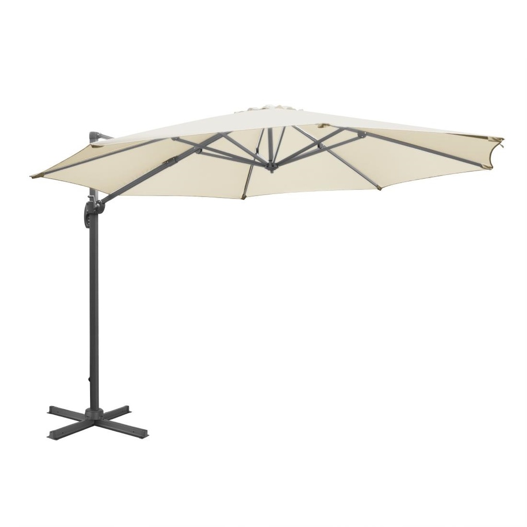 Bolero Venice Heavy Duty Parasol Crème 3,5M