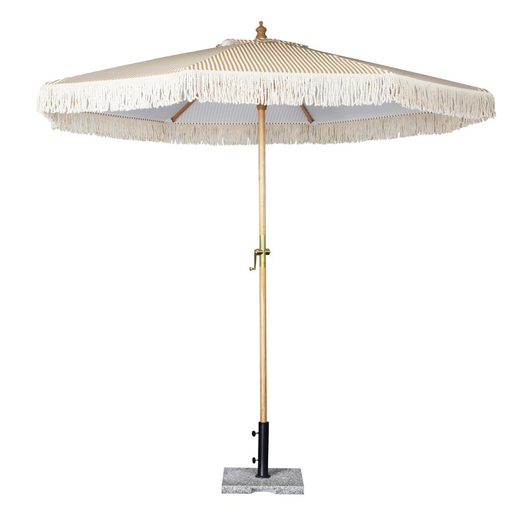 Bolero Sicilië Ronde Gestreepte Parasol Met Een Diameter Van 2,5 Meter