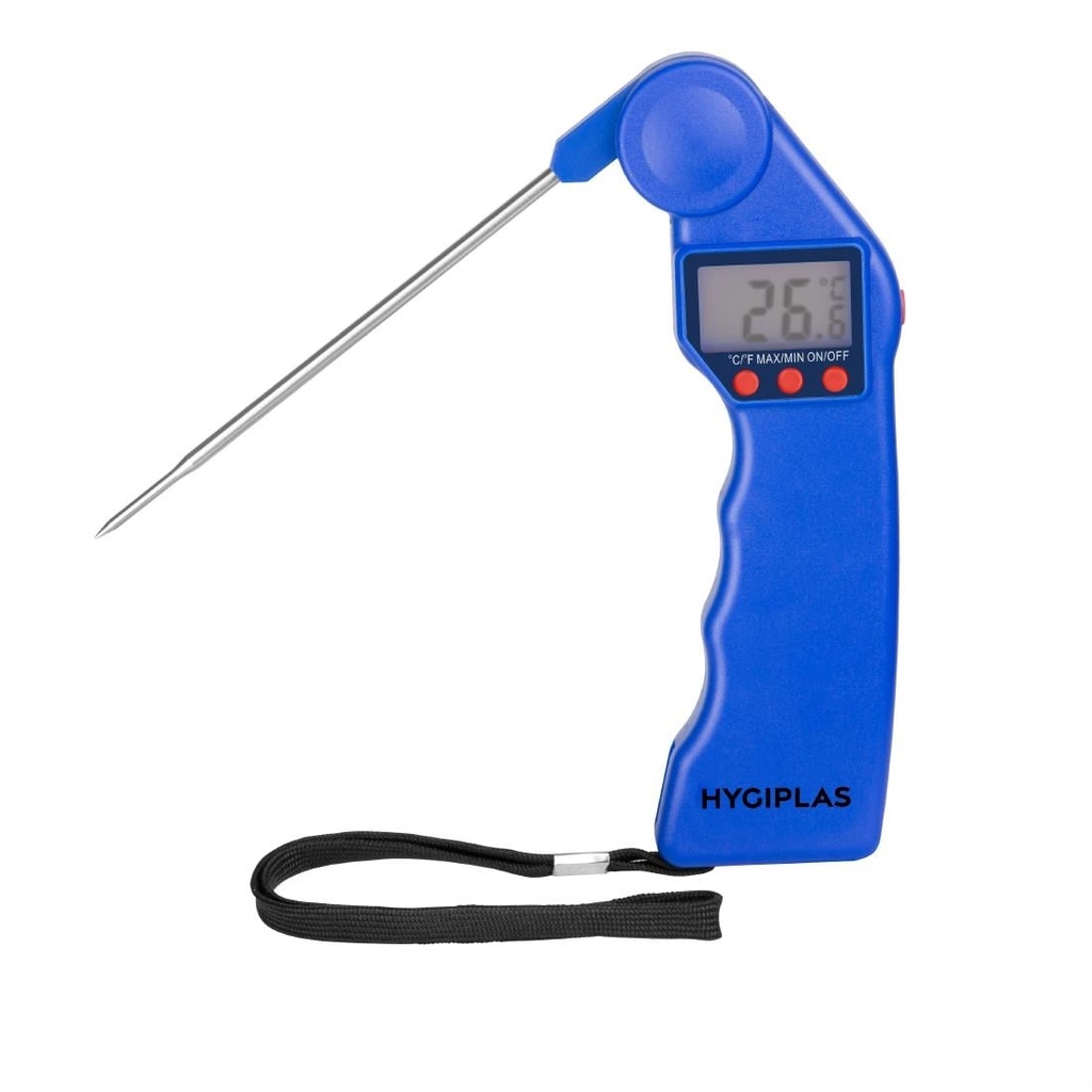 Hygiplas Easytemp kleurgecodeerde blauwe thermometer