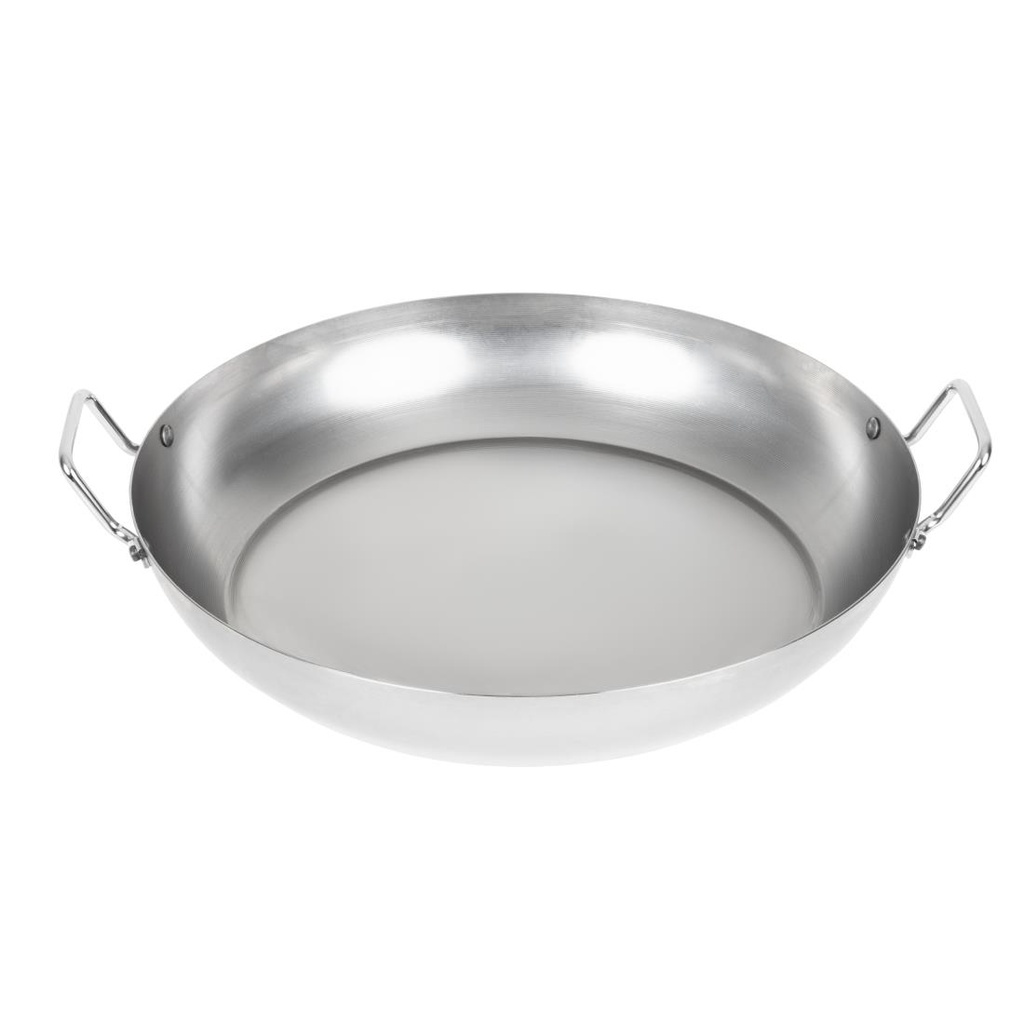 Vogue carbonstalen paellapan 40cm