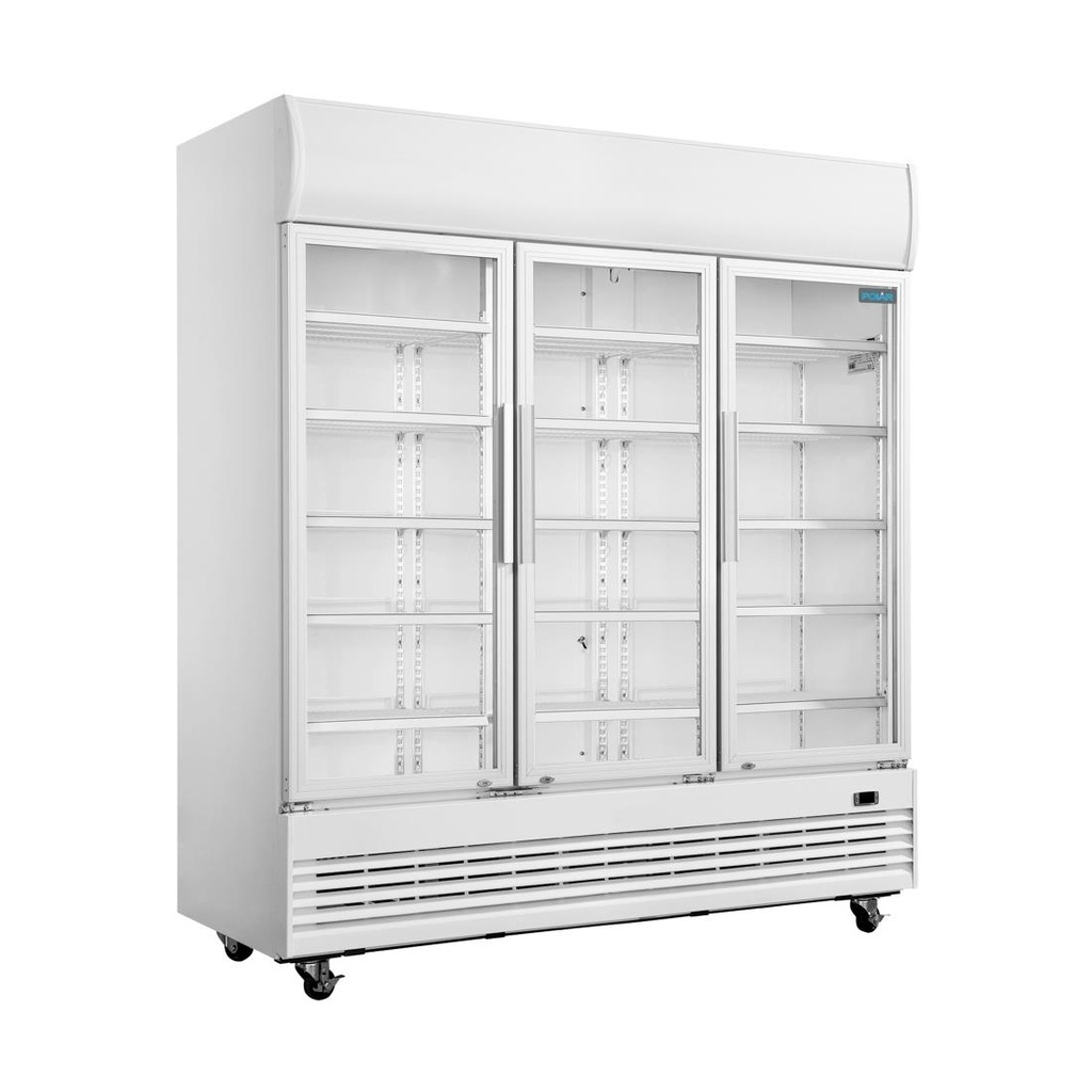 Polar G-serie driedeurs displaykoeling 1300L