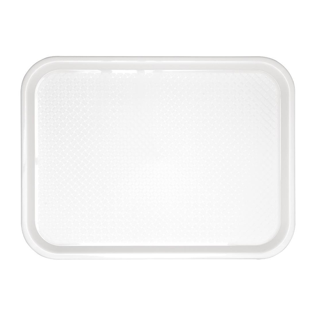 Olympia Kristallon polypropyleen dienblad wit 45 x 35cm