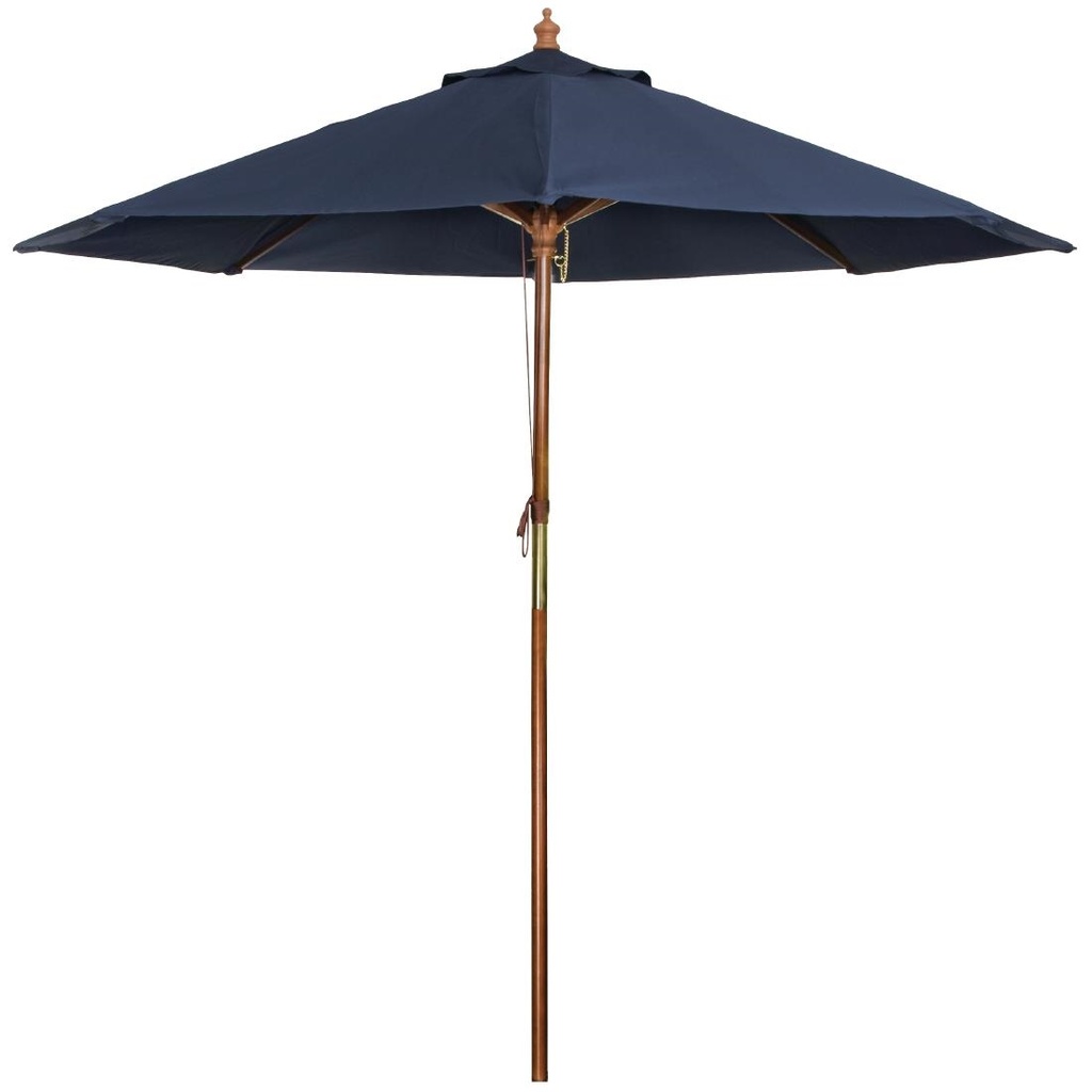 Bolero ronde donkerblauwe parasol 3 meter