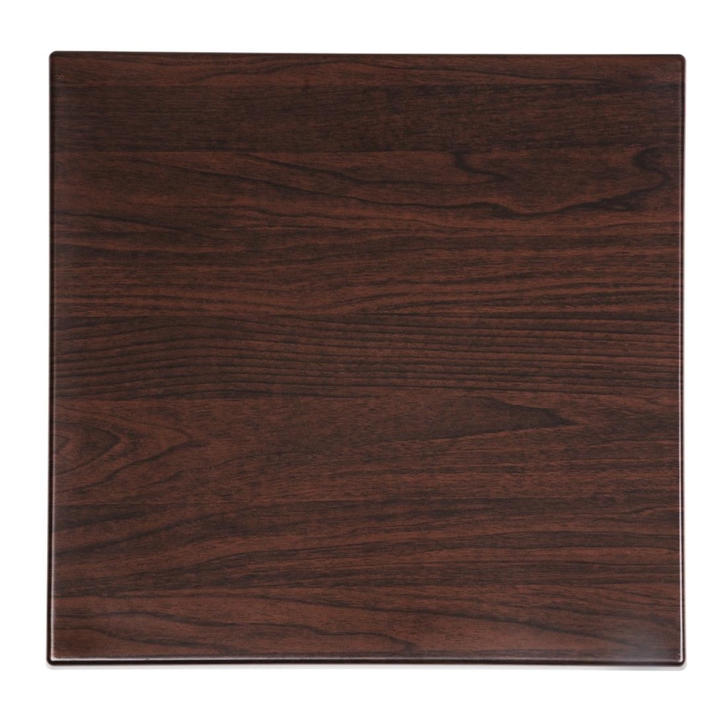 Bolero vierkant tafelblad donkerbruin 60cm