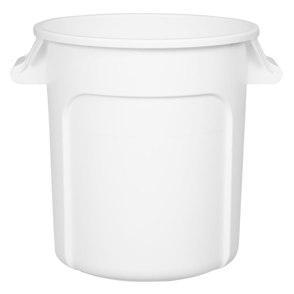 Vogue ronde voorraadcontainer wit 38Ltr