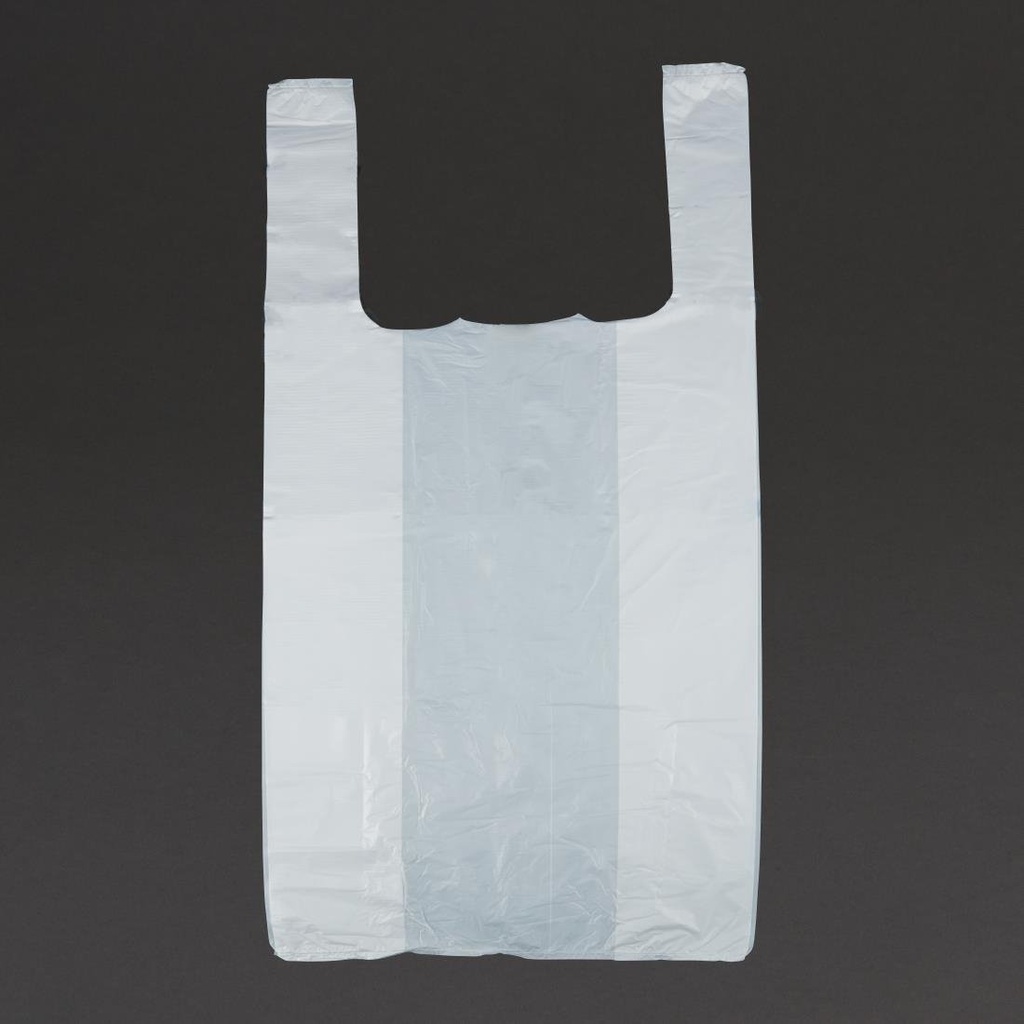 Grote witte plastic zakken (1000 stuks)