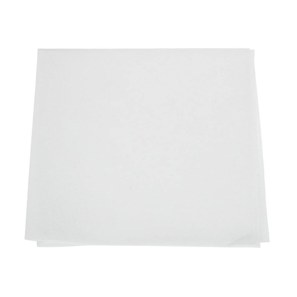 Lunchservet wit 330 x 330 mm 1 laags 1/4 vouw (5000 stuks)