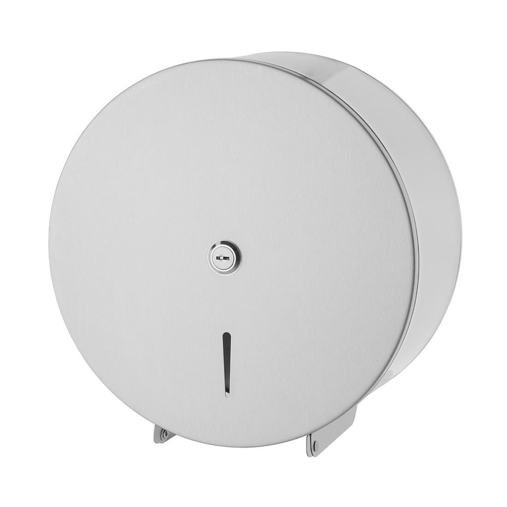 Jantex roestvrijstalen dispenser voor jumbo toiletrollen