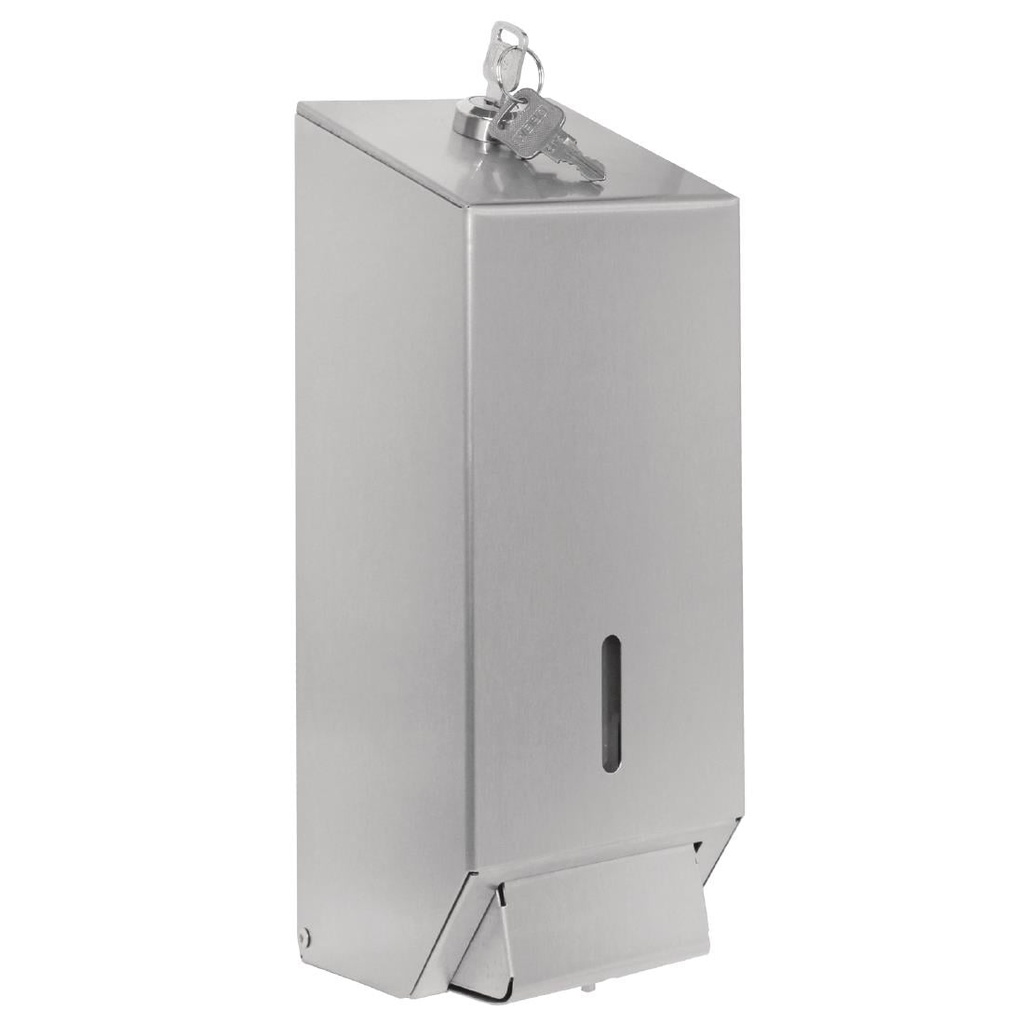 Jantex roestvrijstalen zeepdispenser 1L