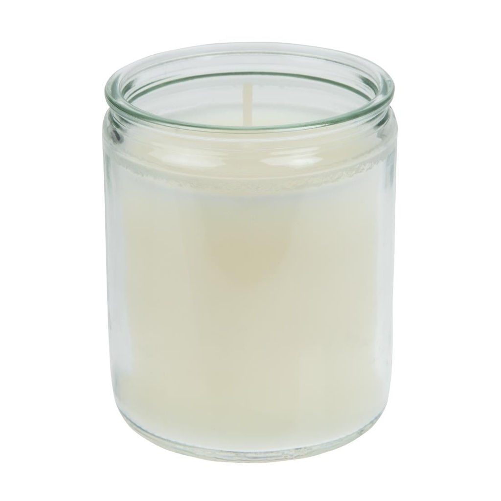 Bolsius Starlight kaars in glas wit (8 stuks)