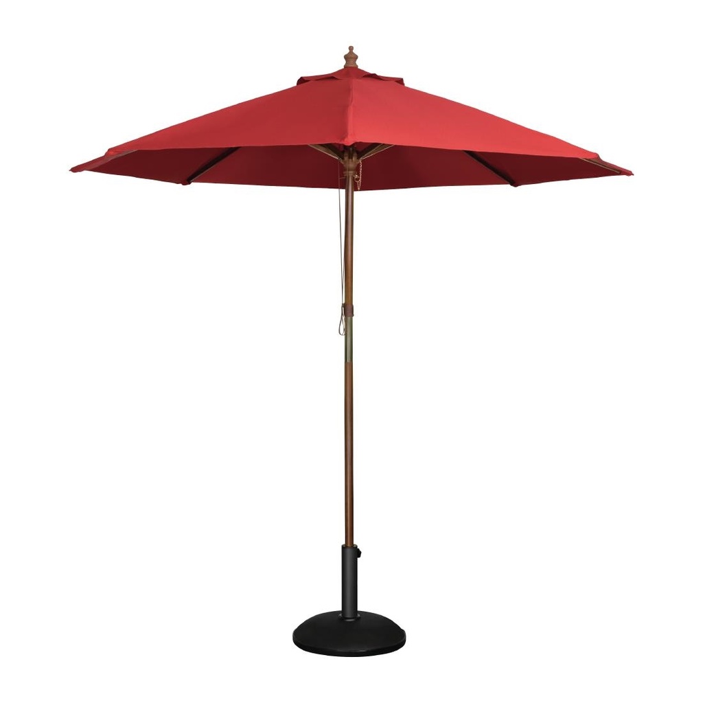 Bolero ronde parasol rood 2,5 meter