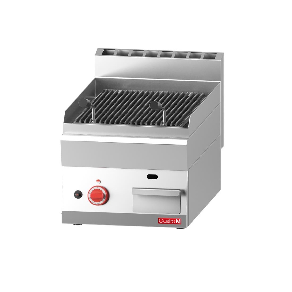 Gastro M lavasteen grill op gas 65/40 GRL