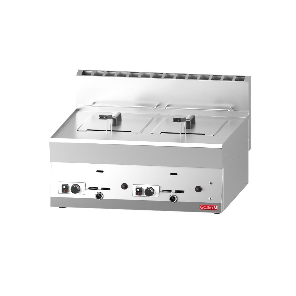Gastro M 650 gas friteuse 2x 8Ltr 65/70 FRG
