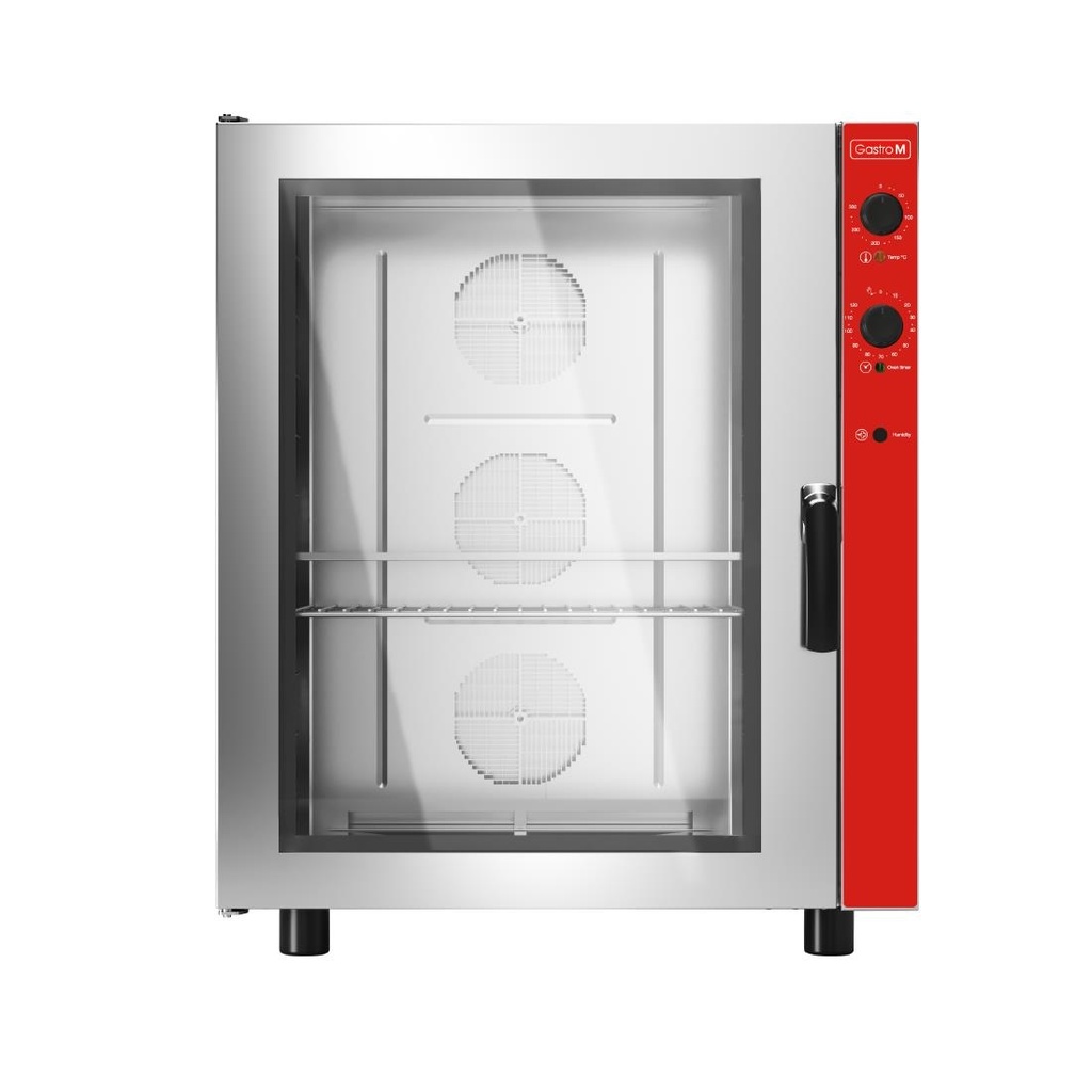 Gastro M elektrische bakkersoven met 10 roostervakken en neerklapbare deur 400V