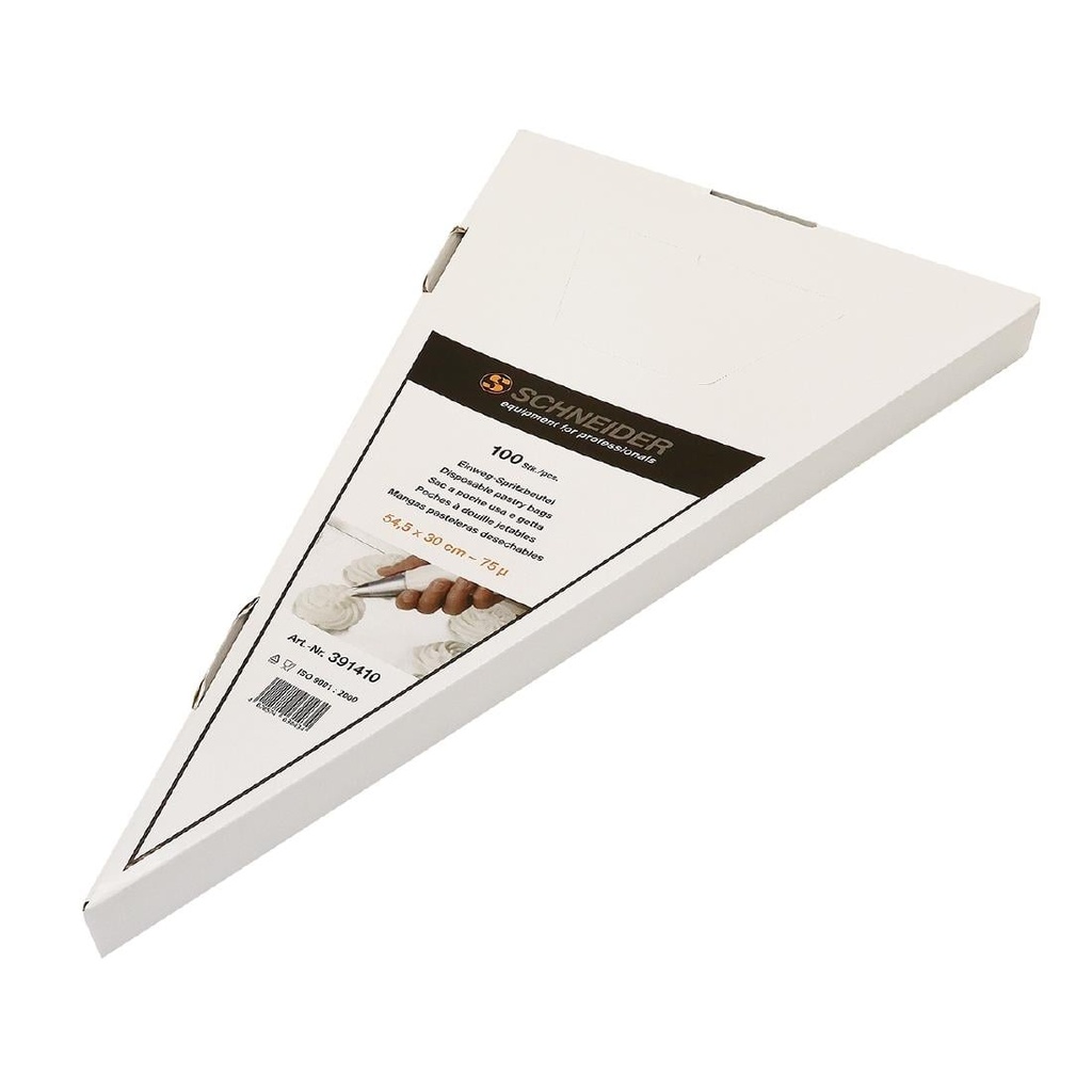 Schneider wegwerpspuitzakken wit 54,5cm (100 stuks)