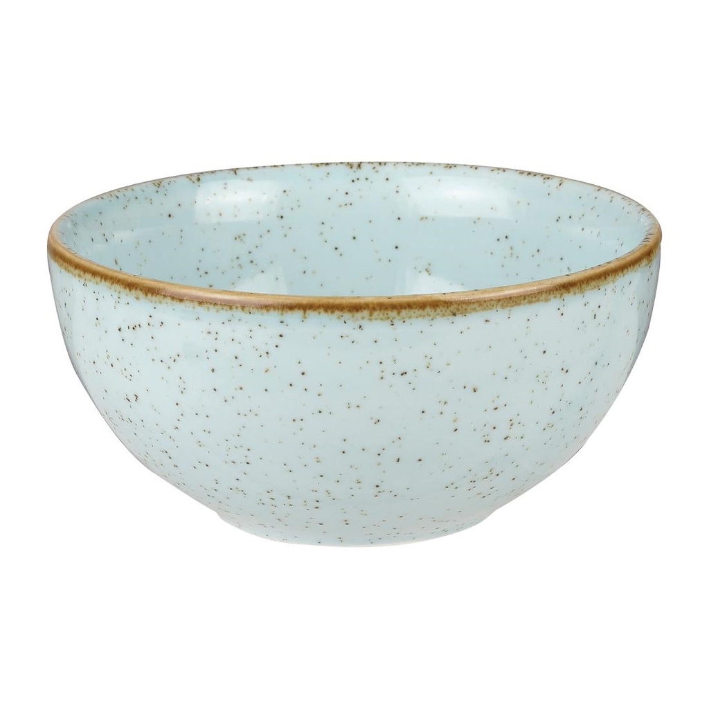 Churchill Stonecast ronde soepkommen blauw 13,2cm (12 stuks)