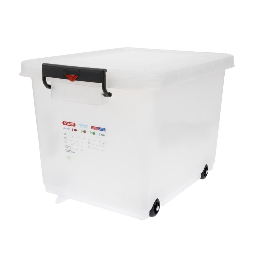 Araven mobiele voedselcontainer met deksel 50Ltr
