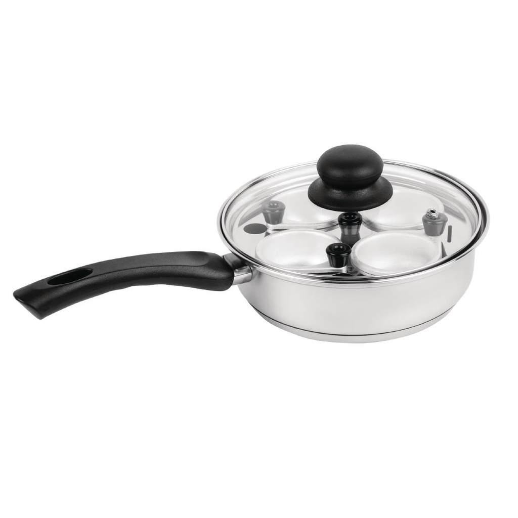 Vogue roestvrijstalen eierpocheraar 20cm