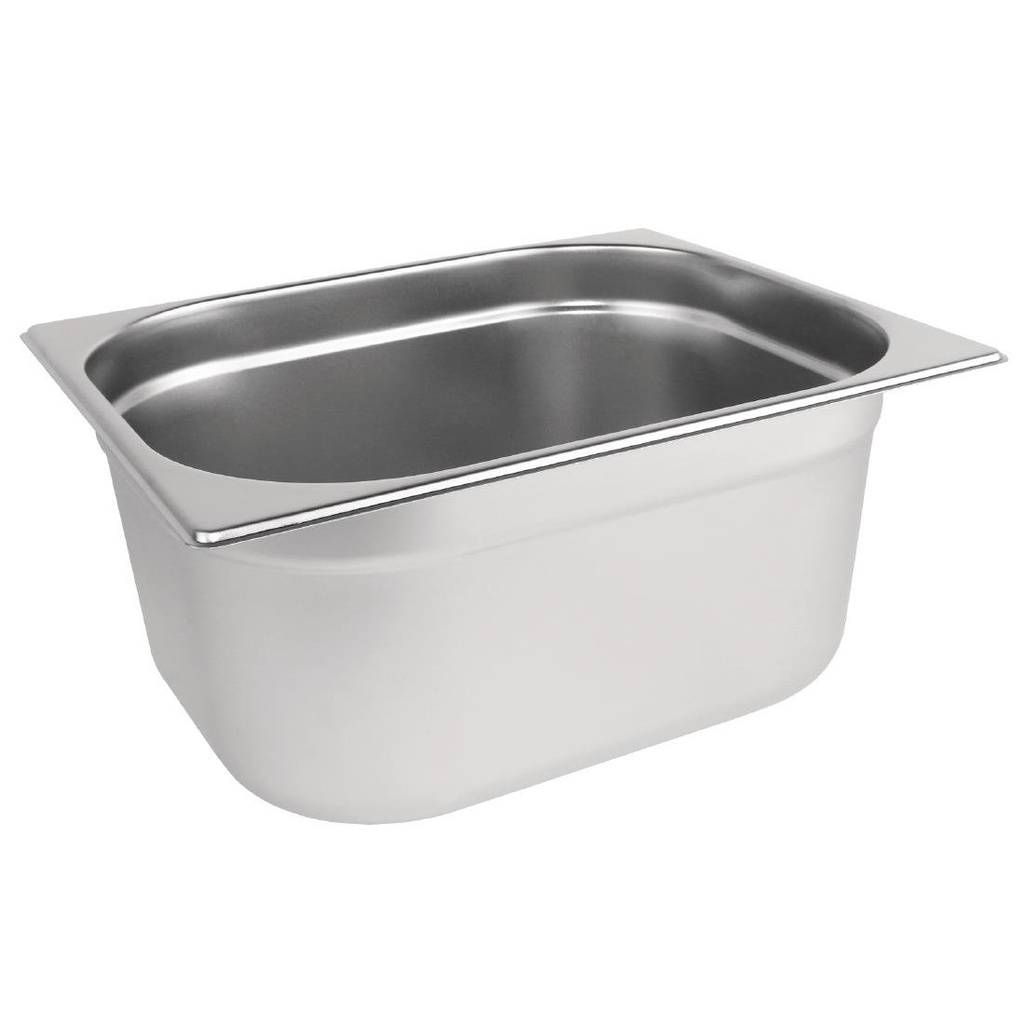 Vogue roestvrijstalen 1/2 gastronorm bak 150mm