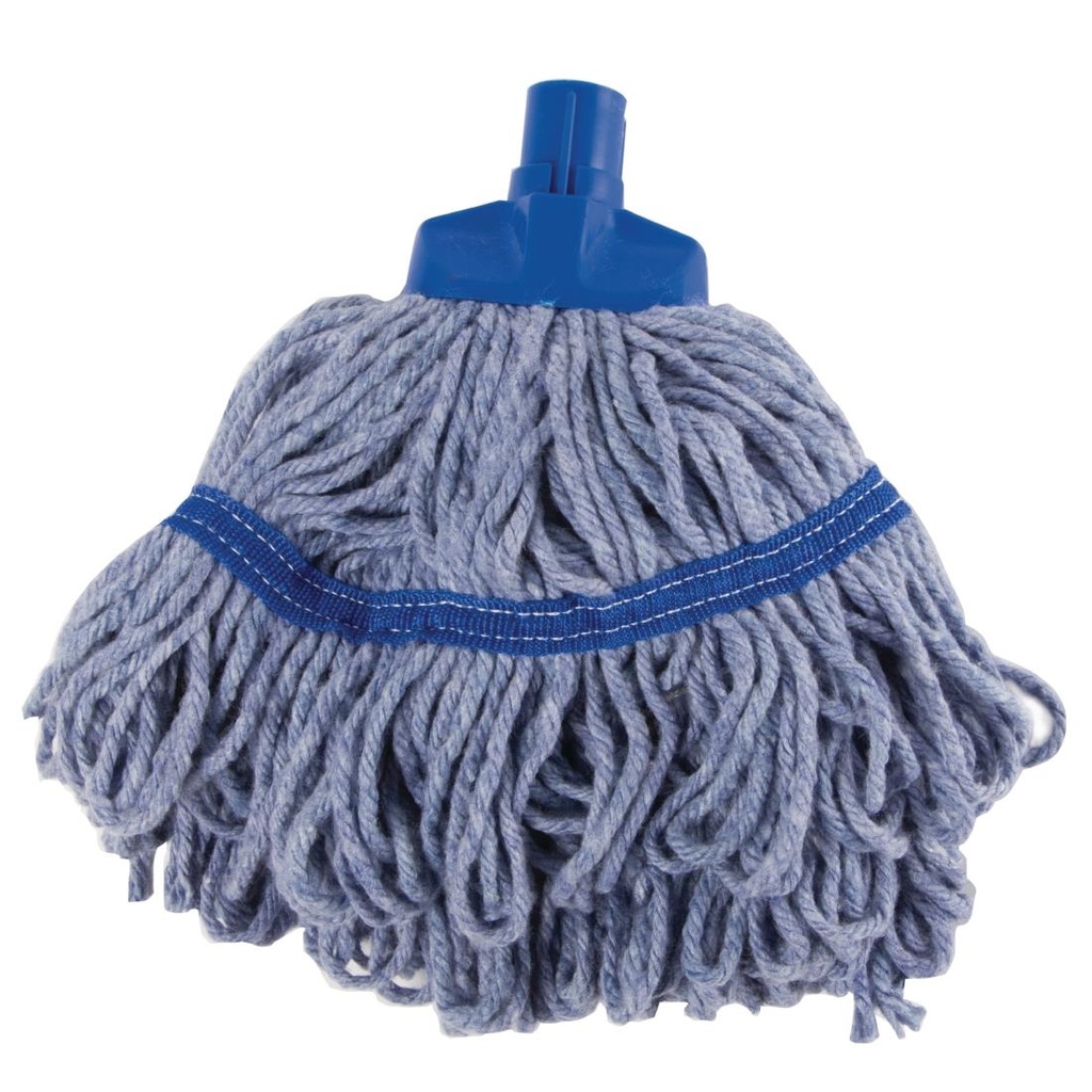 SYR ronde mop 35,5cm blauw