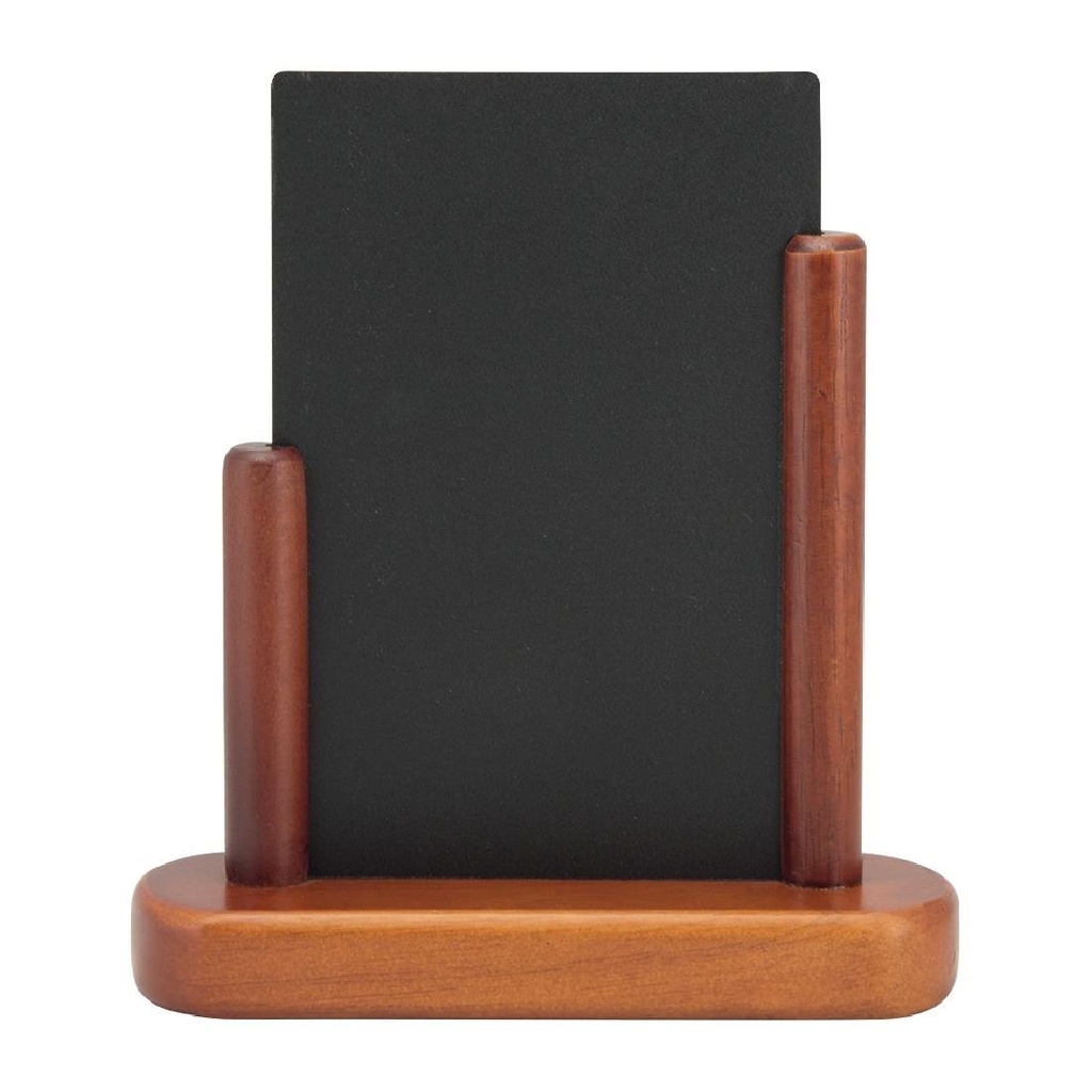 Securit tafelkrijtbordje mahonie 17x15,5cm