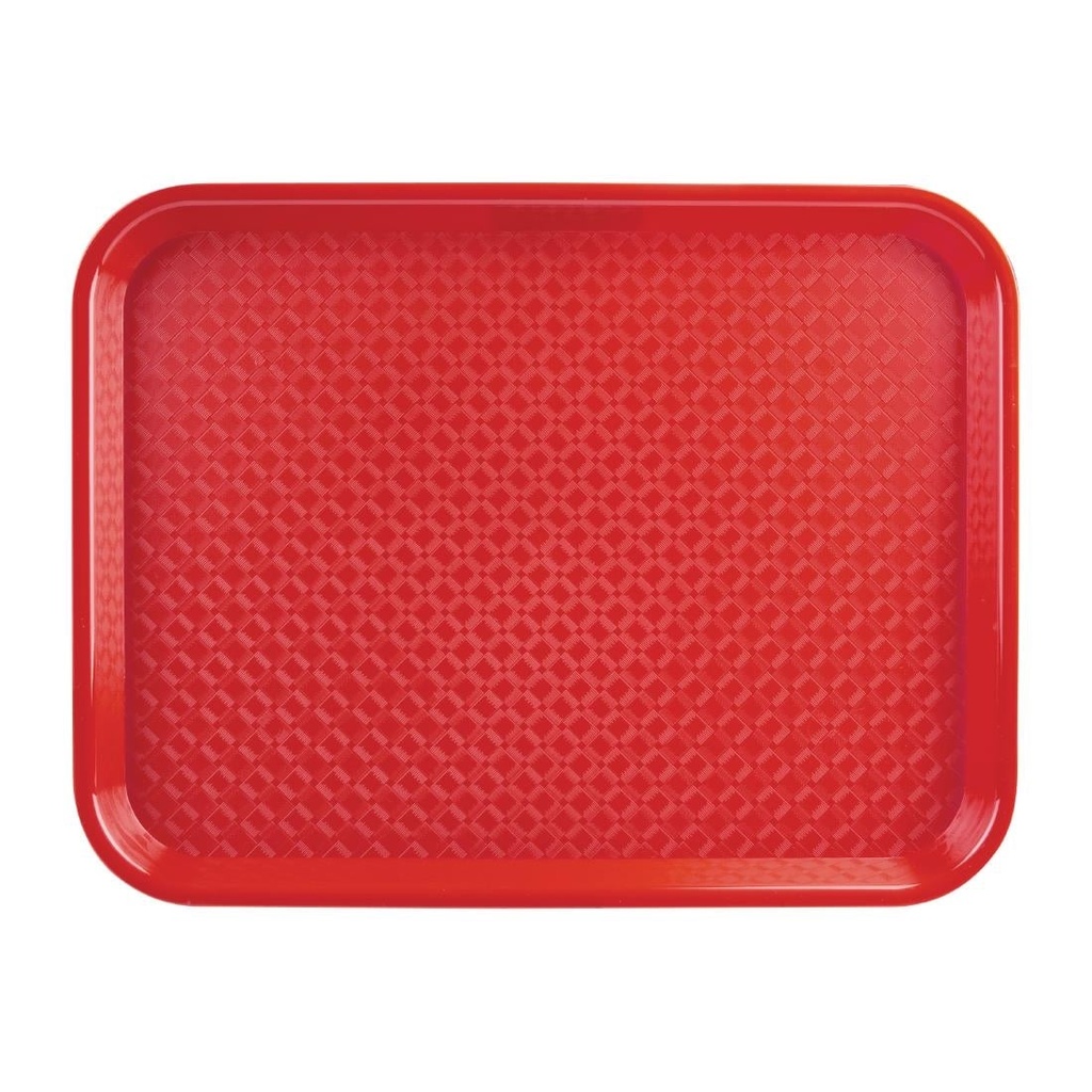 Olympia Kristallon PP Rechthoekig Dienblad Rood 305x415mm