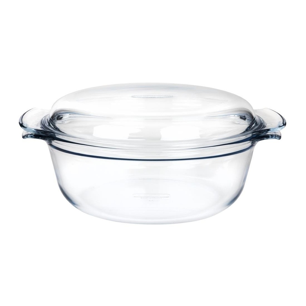 Pyrex ronde glazen casserole 5,1L