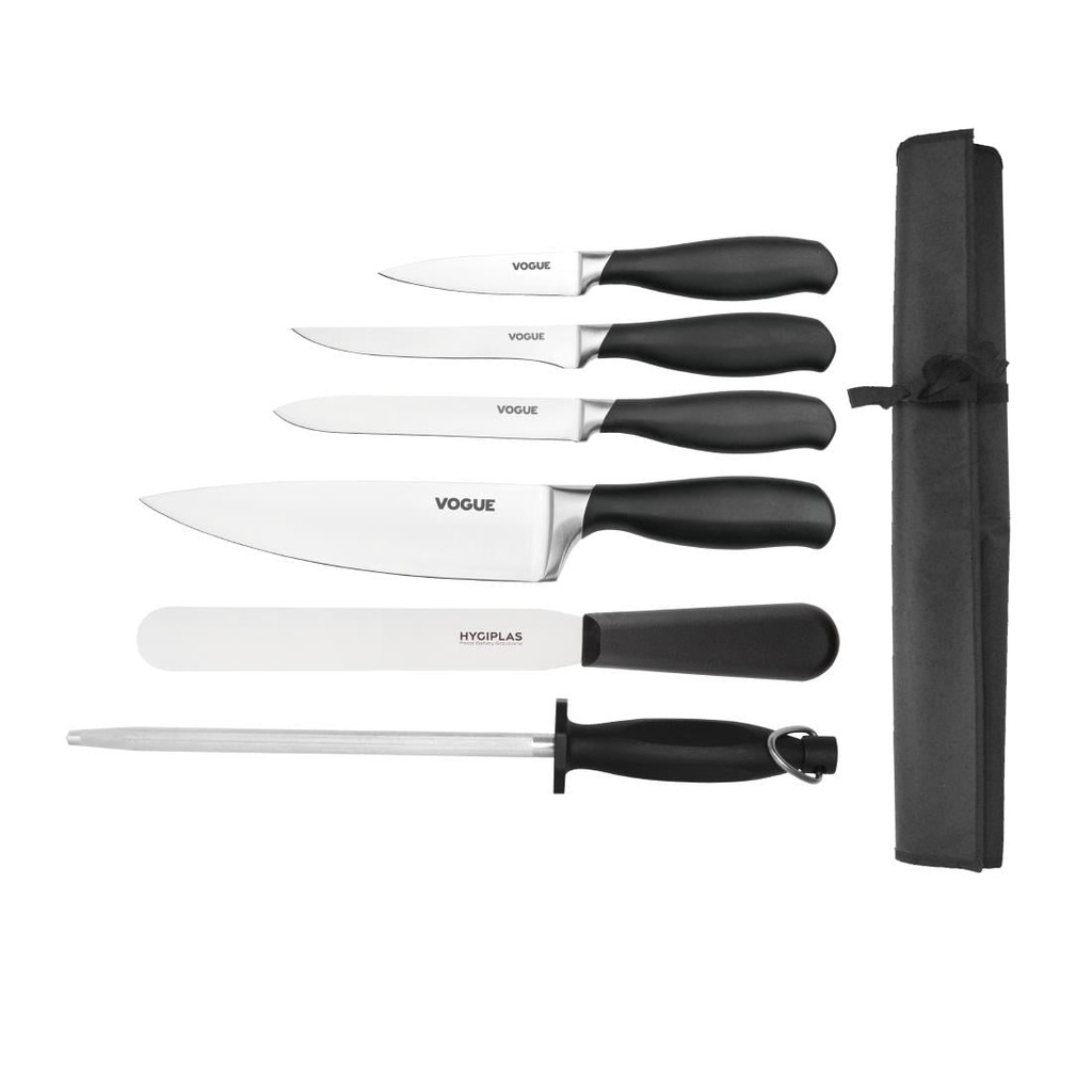 Vogue 6-delige set zachte grip messen