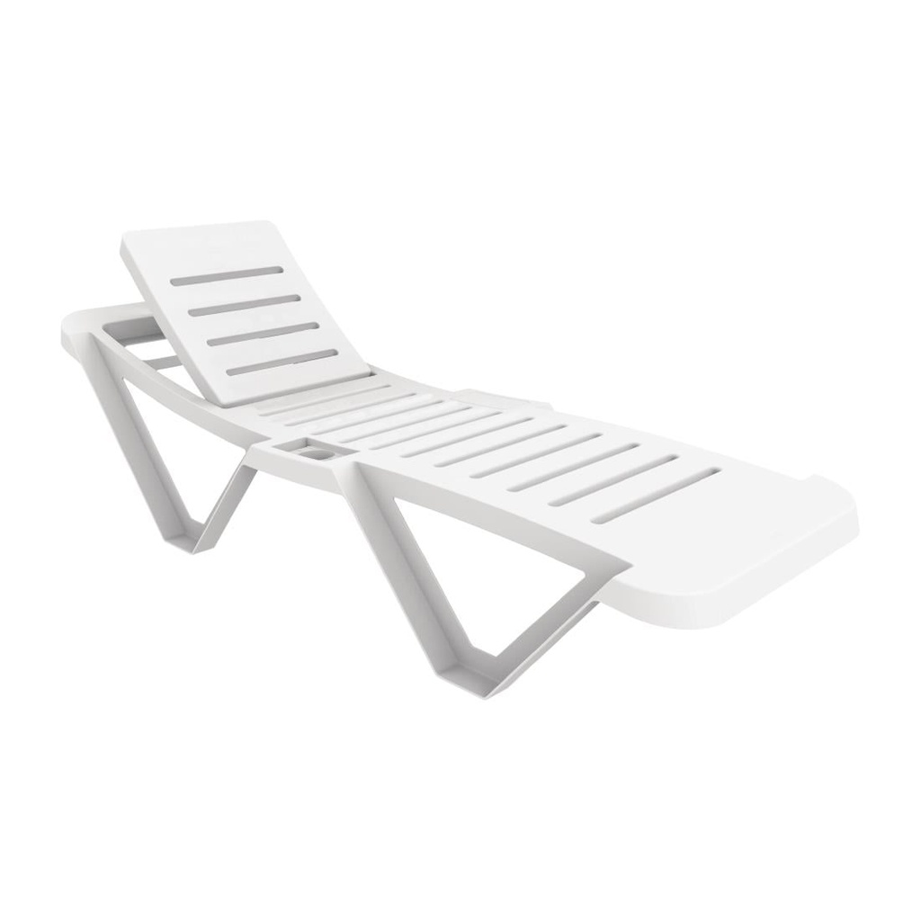 Resol Witte Lligstoelen (4 stuks)
