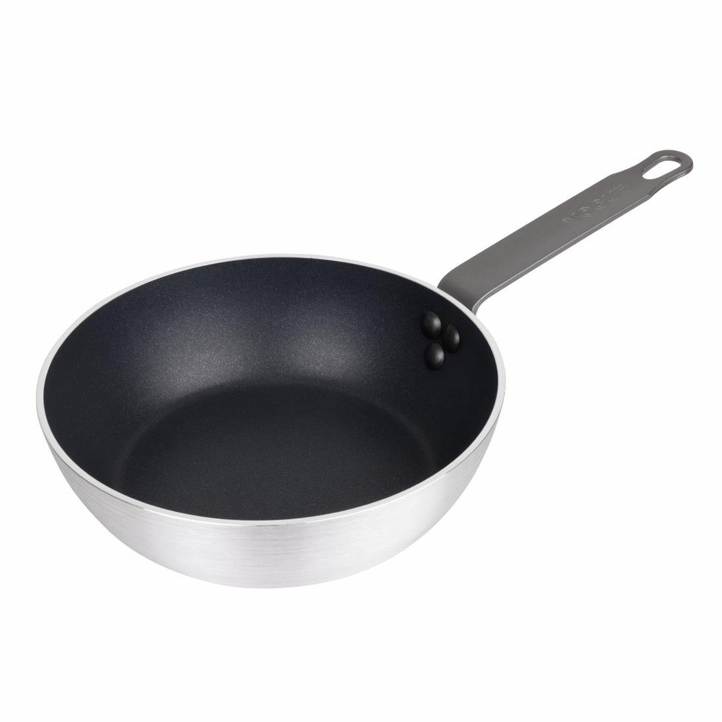 Vogue anti-aanbak aluminium conische sauteuse 24cm